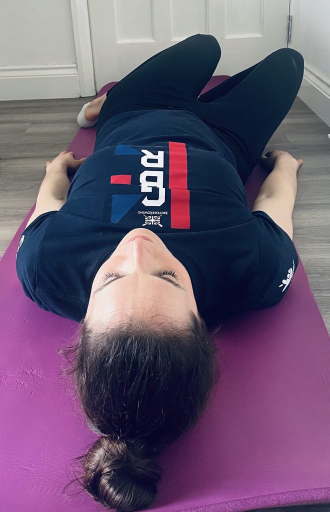 Hip rotation to improve hip mobility