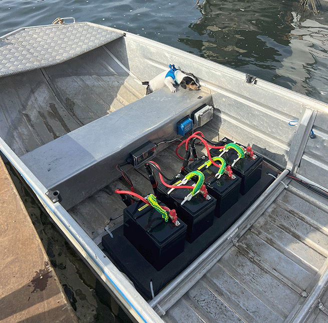 Batteries installed in coaching launch